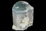 Aquamarine/Morganite Crystal on Albite Crystal Matrix - Pakistan #111369-1